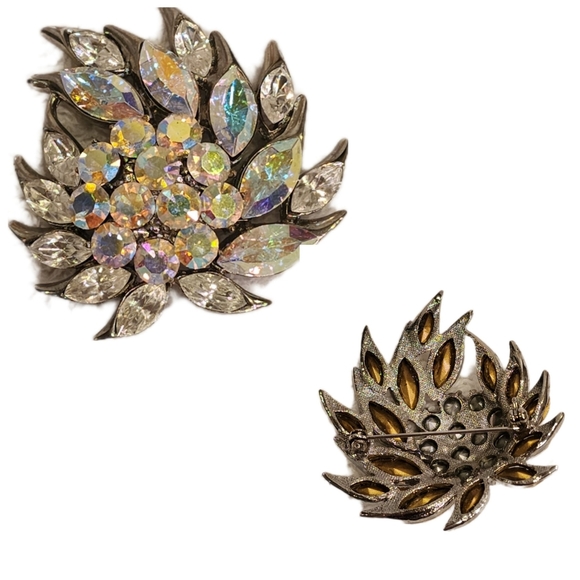 Art Deco Rhinestone Brooch - Picture 8 of 9